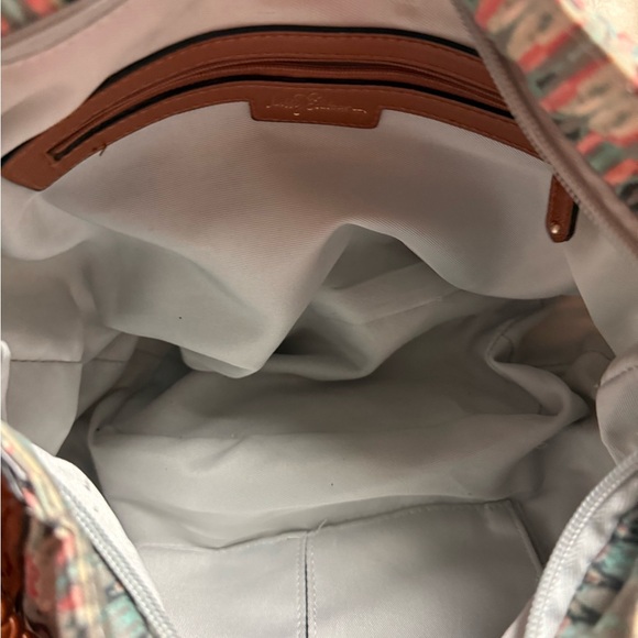 Libby Edelman Blue and Pink Patterned Shoulder Bag - Picture 5 of 8